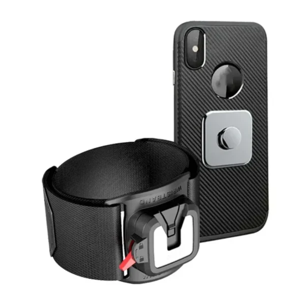 360 Rotatable Wristband Cell Phone Wrist Holder Biking Detachable Armband Cellphone Bracket For Iphone 15 Pro Max Accessories