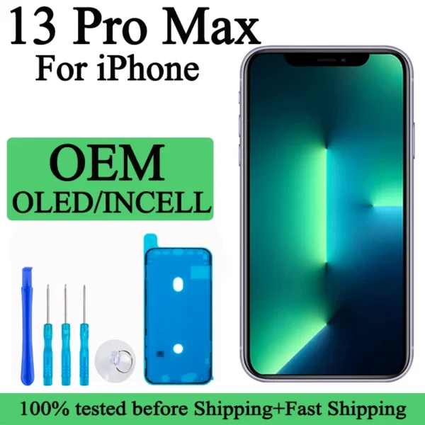 A2643 A2484 A2641 A2644 A2645 Original Lcd For IPhone 13 Pro Max New Display Touch With 3D Touch Screen Replacement LCD Display