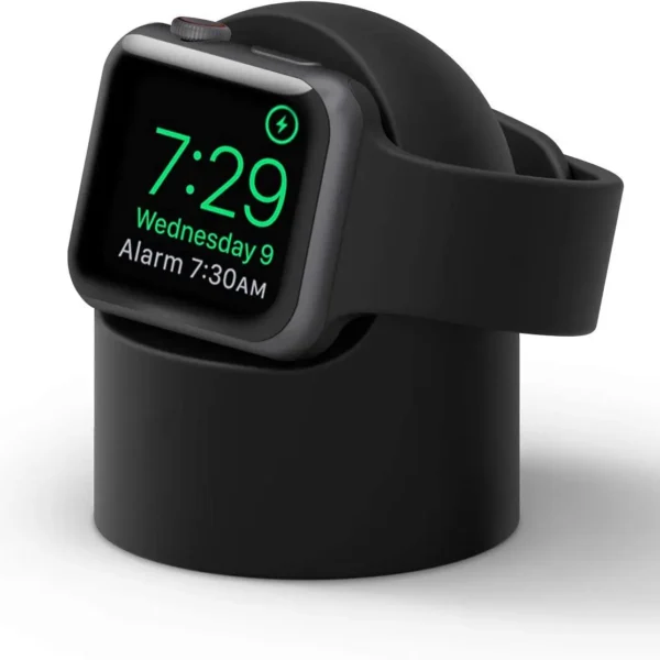 Charger Stand For Apple Watch Series 9 8 Ultra 7 6 5 SE 4 3 2 Charger Dock Station Silicone Bracket Iwatch Charging Cable Holder