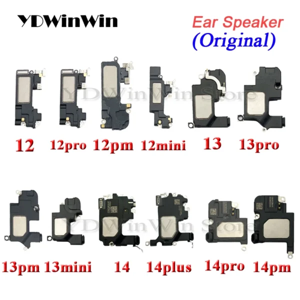 Ear Speaker Earpiece for iPhone 11 12 13 14 pro max mini Sound Flex Cable Replacement Repair Parts