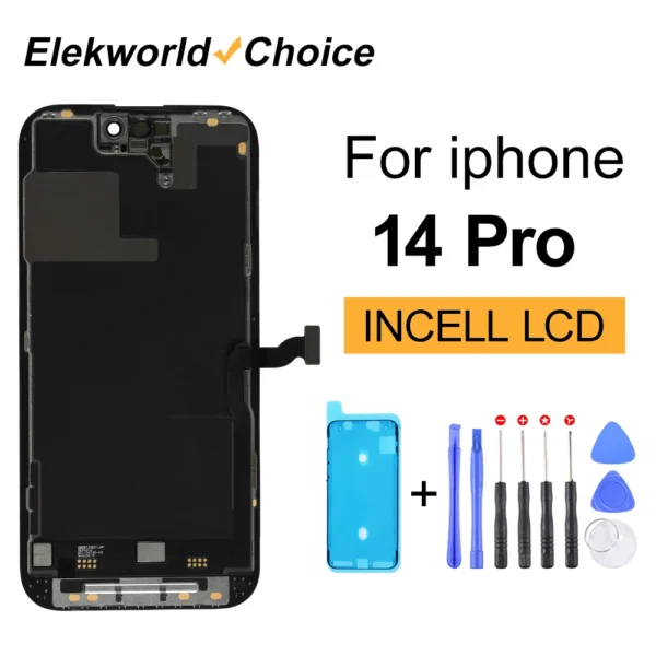 Elekworld Choice Incell LCD Display For iPhone 14 Pro With 3D Touch Replacement Screen Digitizer Assembly