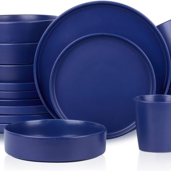 Matte Black Dinner Set (16 PCS)