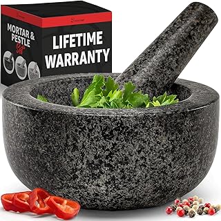 Wooden Mortar & Pestle Set