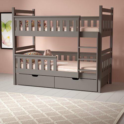 Single 3FT Loft Bed Frame | With Bookshelf and Retractable Pullout Bed, Storage, High Sleeper Bunk Bed, Children Bed