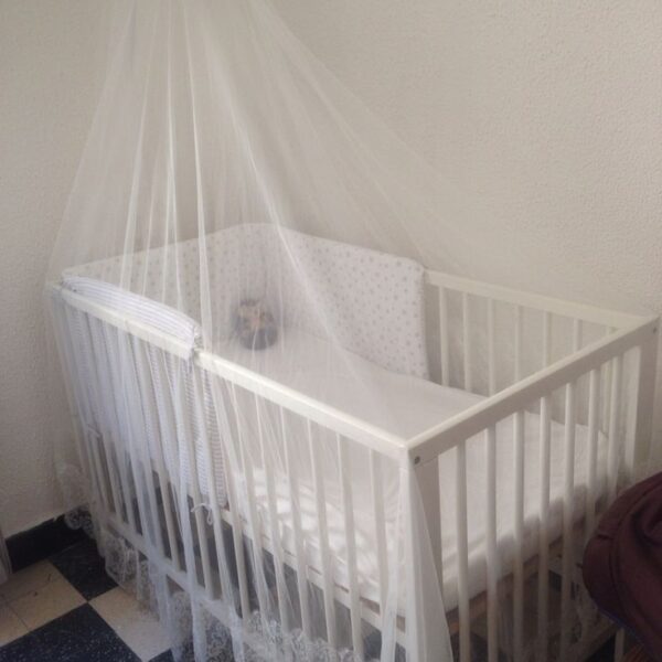 Dual Stand Support Baby Swing Cot Cradle with Mosquito