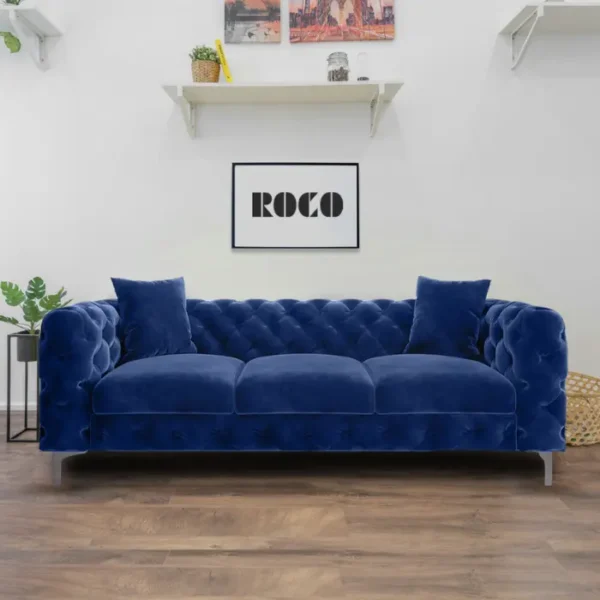 3-Seater Velvet Sofa