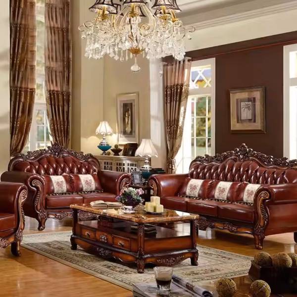 European Classic Carved Sofa