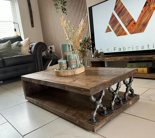 Industrial Rustic Coffee Table