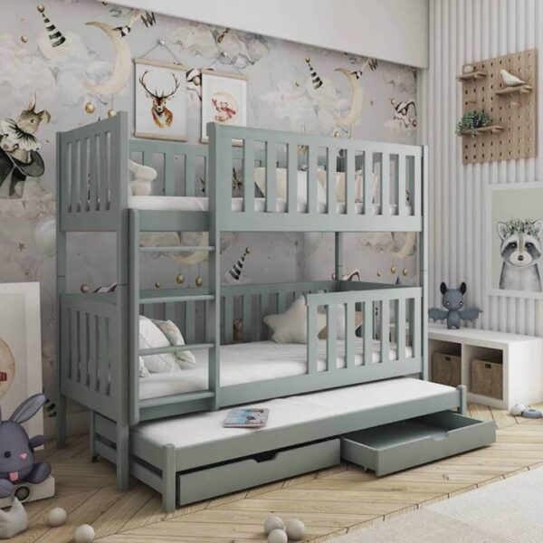 Thickened Bunk Bed Curtain Panels for Twin Bottom Home Dorm Privacy Bed Canopy, Navy, 2 Panels