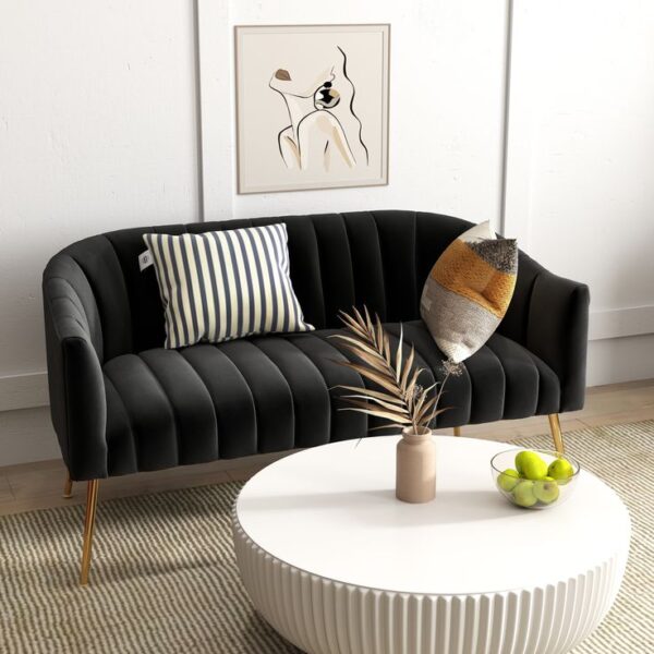 Corner Sofa Sectional 3 Seater 2 Seater Armchair Cuddle Chair Grey Velour Fabric (Silver, Cuddle Chair)