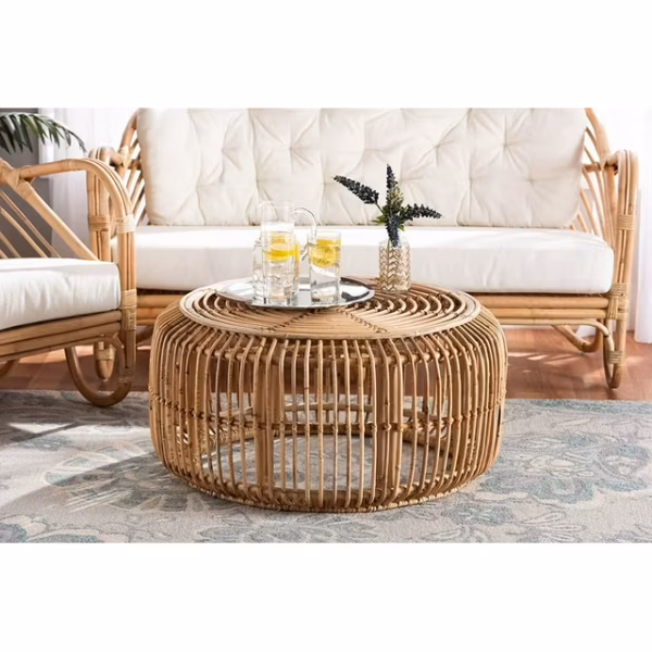 Bohemian Rattan Coffee Table