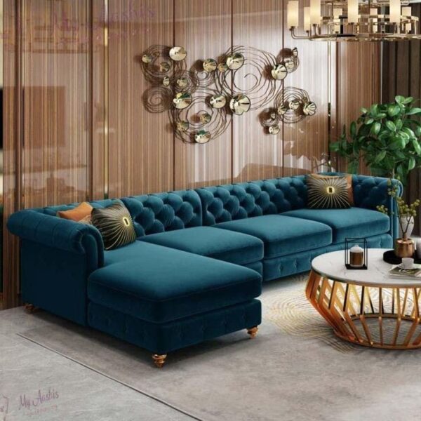 American Style Brown Loveseat Sofas, Sectional Sofa Set, 3-Piece Convertible Futon Sleeper Chair Recliner with Single Sofas Ottoman Futon Chaise Sleeper for Living Room Bed