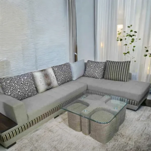 Corner Sofa with Cushions